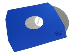 TESLA 12" LP Inner Sleeves blue 80g  angled