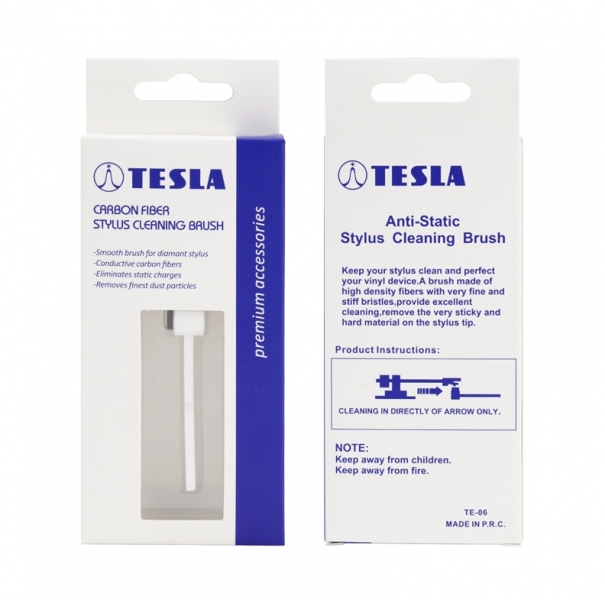 TESLA Static-Off Carbon Fiber Stylus Brush White